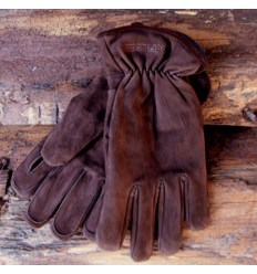 Handske Nubuck brun