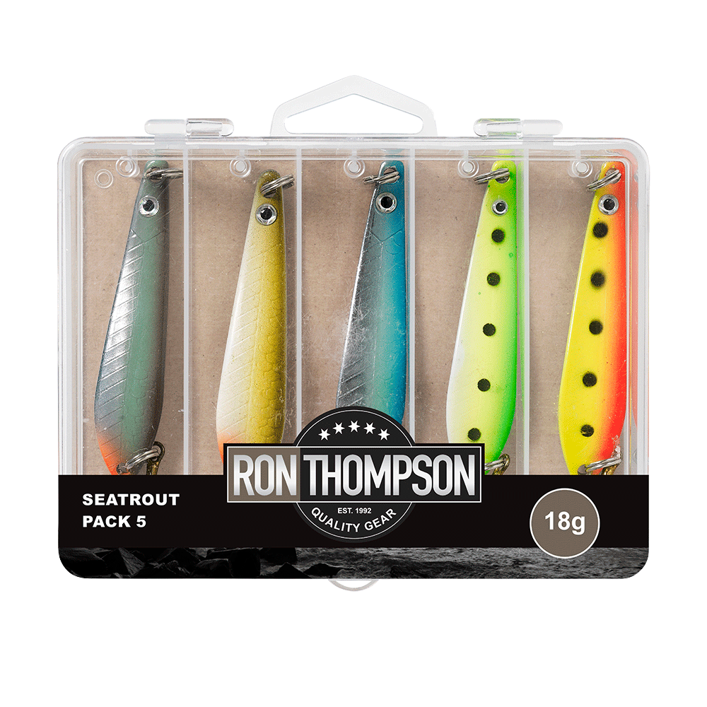 Se Ron Thompson Seatrout Pack 5 8cm - 18gr - Blink hos Fisk på krogen