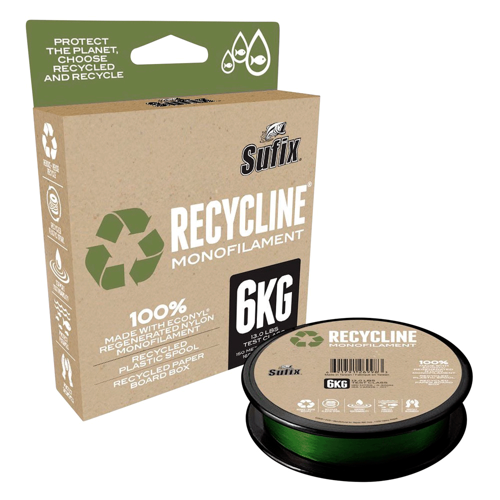 Sufix Recycline 150m Green 0,18mm - Nylonline thumbnail