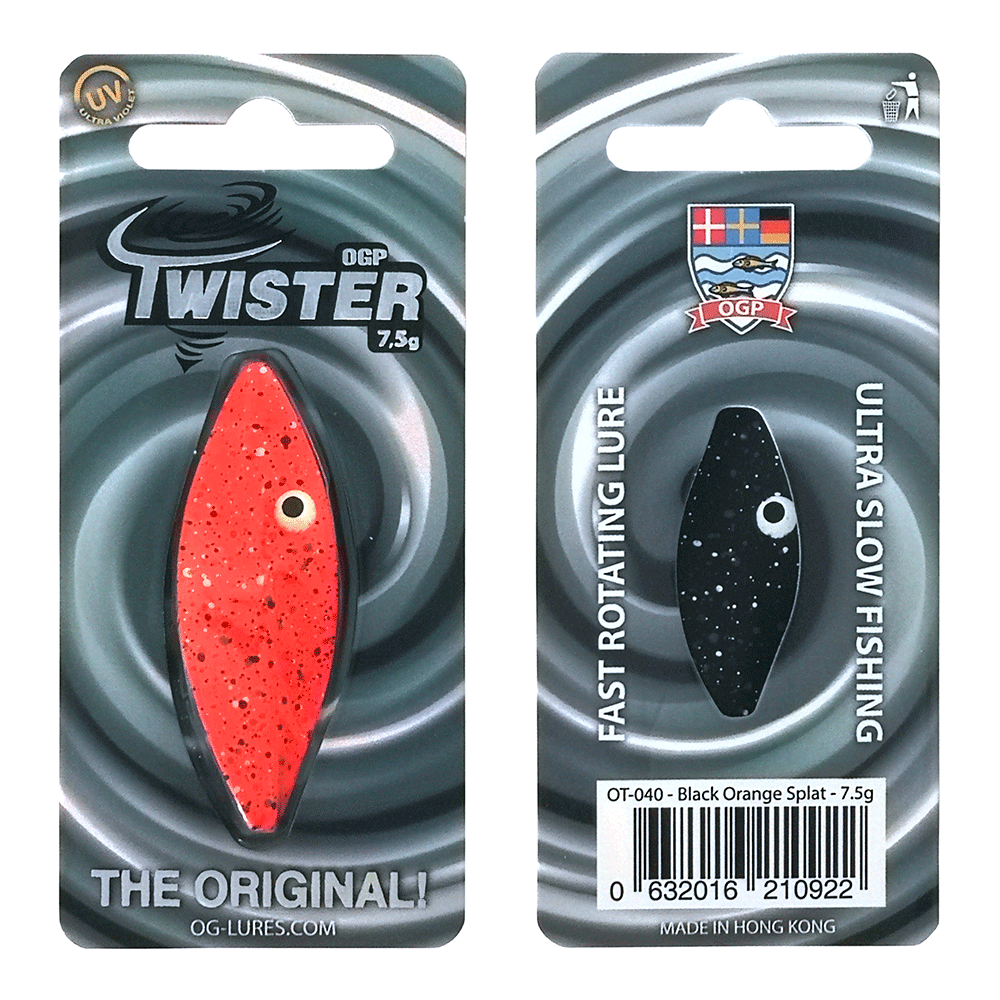 Ogp Twister 2gr Black Orange Splat - Gennemløber